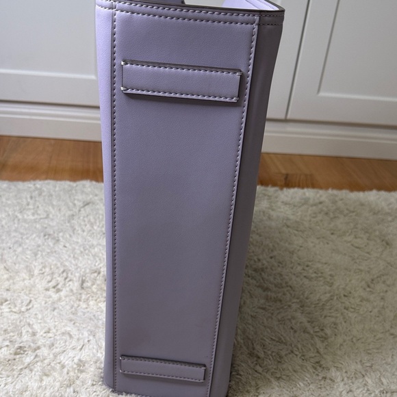 NWT 💟Tory Burch Purple Heather Ella Bio Small Tote Tote Bag - Picture 8 of 12